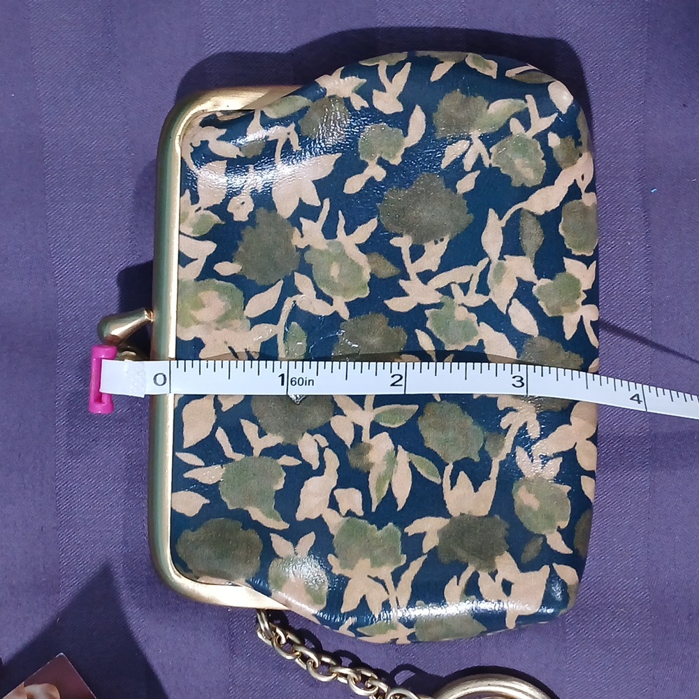 Floral Coin Purse with Keychain Made By Patricia Nash - Picture 7 of 8